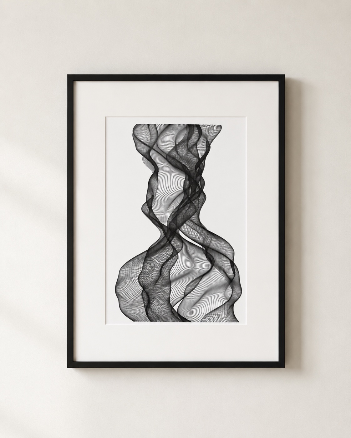 Curves of Her No. 3, Ink on paper